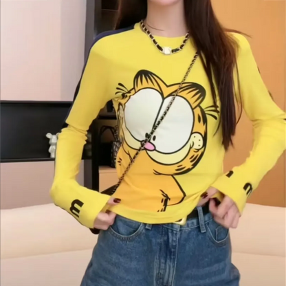 【Tops】キャラクター長袖Ｔシャツ　Z8236