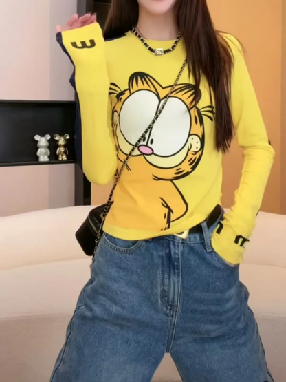 【Tops】キャラクター長袖Ｔシャツ　Z8236