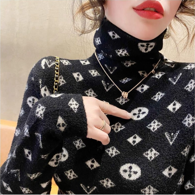 【Tops】フェミニンニット　Z8241