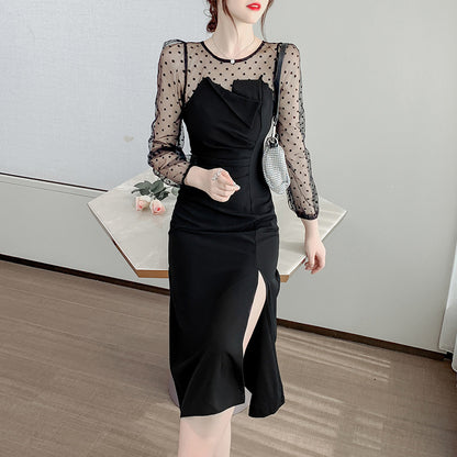 【Dress】2色展開フェミニンワンピース　Z8213