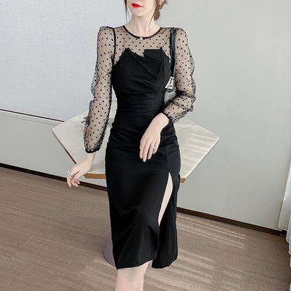 【Dress】2色展開フェミニンワンピース　Z8213