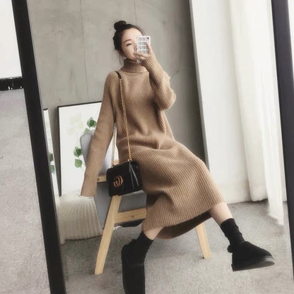 【Dress】ハイネックワンピース    W10382