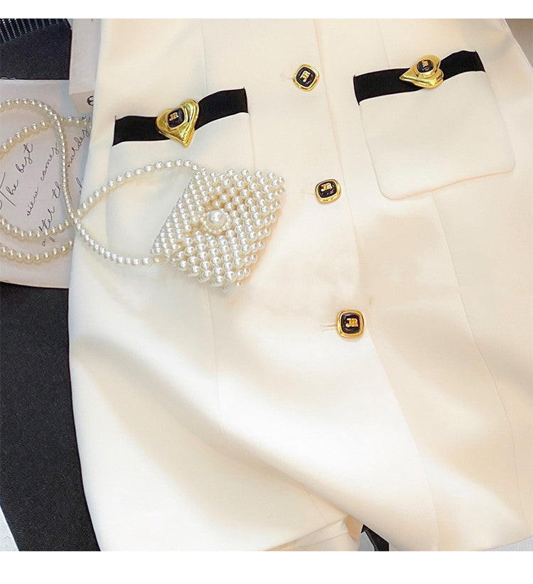 【Dress】配色デートワンピース　Ｗ12003