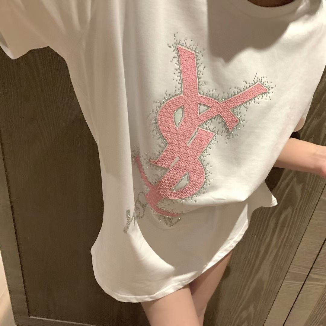 【Tops】2色展開ゆったりＴシャツ    W12709