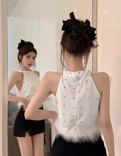 【Tops】ダイヤモンドタンクトップ　Ｗ13565