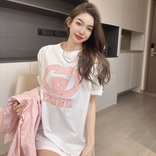 【Tops】レタープリントTシャツ T01571