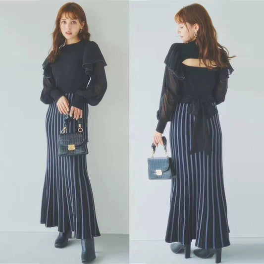 【Dress】新入荷～ニットワンピース　W10390