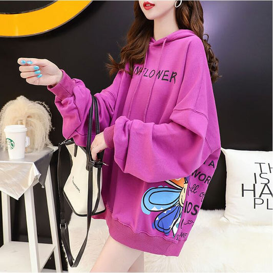 【tops】好感度UPカジュアルスウィートパーカー3色着心地よい