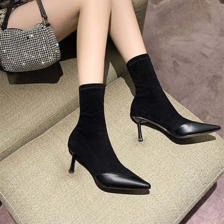 【Shoes】2タイプ選択可ブーツ 　Ｗ14198