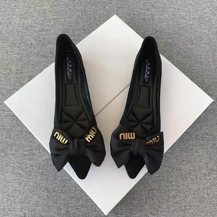 【Shoes】フェミニン春秋フラットシューズ T01426