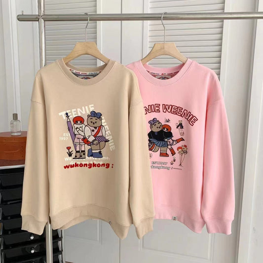 【tops】クマ柄スウェット　M21404