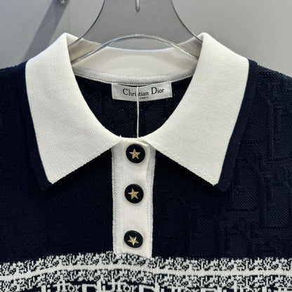 【Tops】POLOネックTシャツ T01443