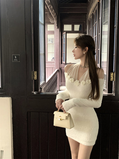【Dress】ホルターネックワンピース 　Ｗ14669