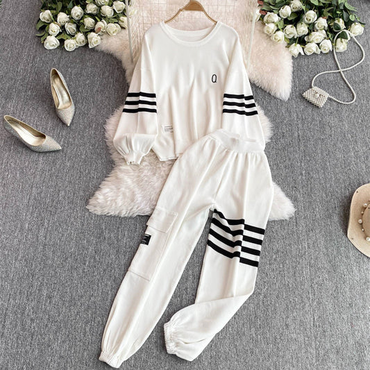 【Set】2点セット　ニット+ パンツ　Ｗ13670