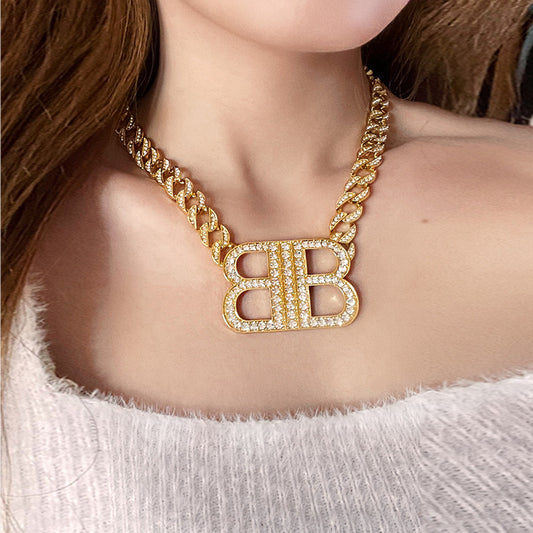 【雑貨】ファッションネックレス    W12203