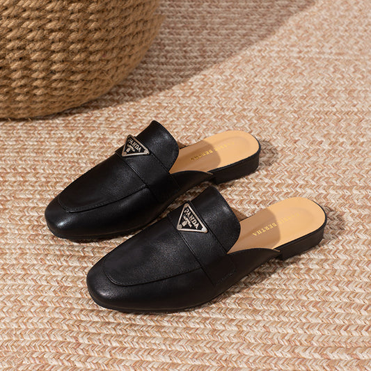 【Shoes】PU高級感フラットシューズ　Ｗ13234