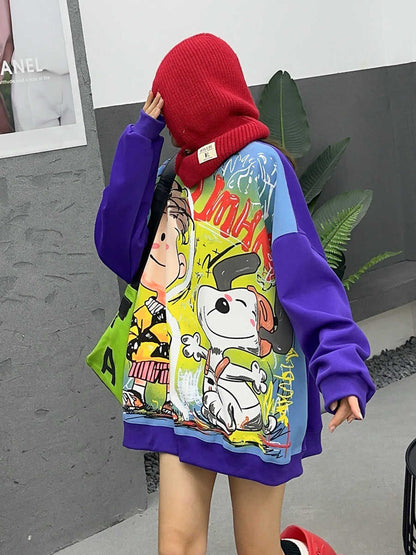 【Tops】キャラクタープリントプルオーバー　Ｗ13995