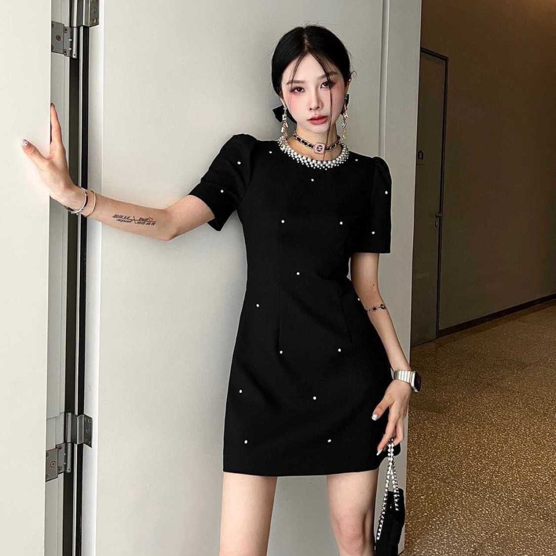 【Dress】クルーネックドレス T01452