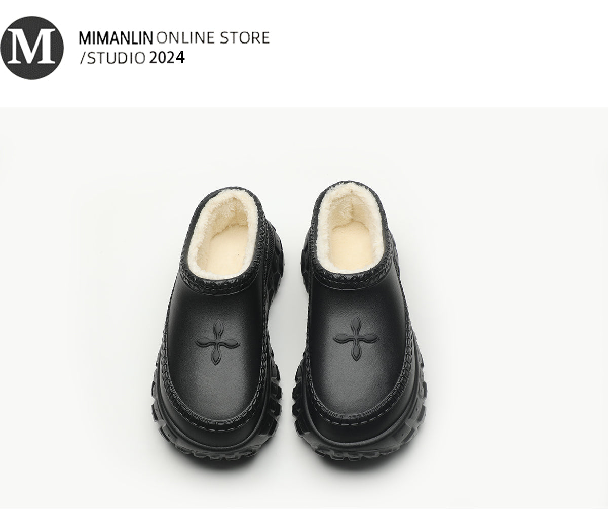 【Shoes】厚手スリッパ3色   W14568