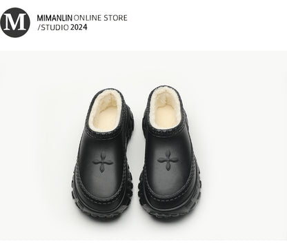【Shoes】厚手スリッパ3色   W14568