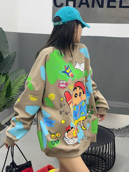 【Tops】4色キャラクタープルオーバー　W13991