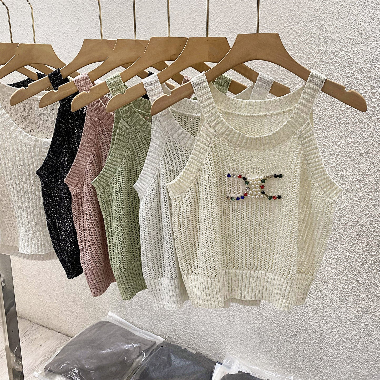 【Tops】5色展開タンクトップ    W12345