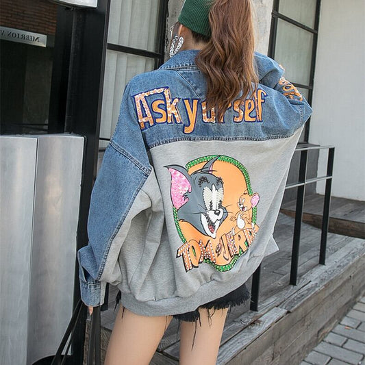 【outer】ダイヤモンドデニムアウターG19755