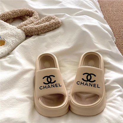【Shoes】美脚厚底スリッパサンダル T01526
