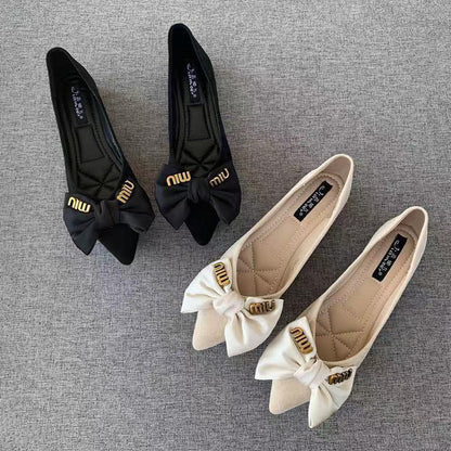 【Shoes】フェミニン春秋フラットシューズ T01426