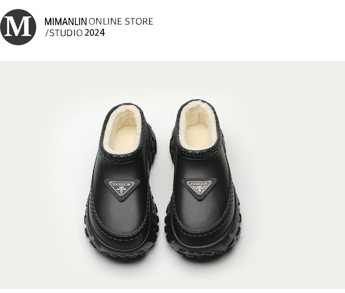 【Shoes】厚手スリッパ3色 　W14569