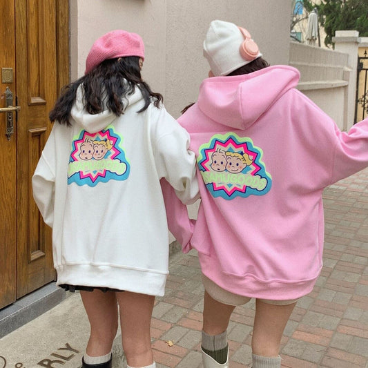 【tops】バックプリントビッグフーディー N2429