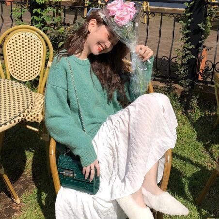 【tops】人気爆発中！簡潔スウィートセーター5色切り替え