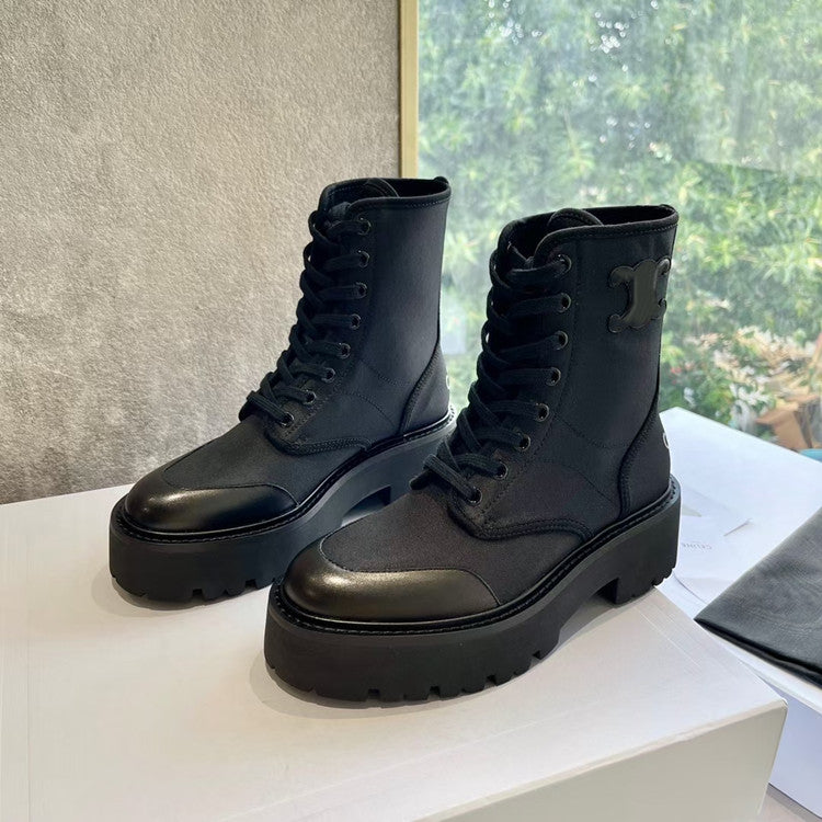 【Shoes】気質エンジニアブーツ　W14680