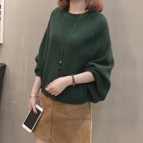 【tops】秋新作おすすめ付き合わせやすいセーター4色