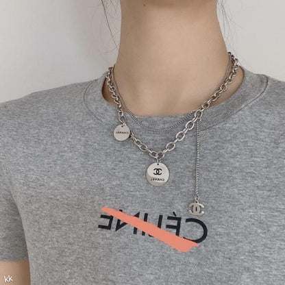 【雑貨】ダブルネックレス T01255