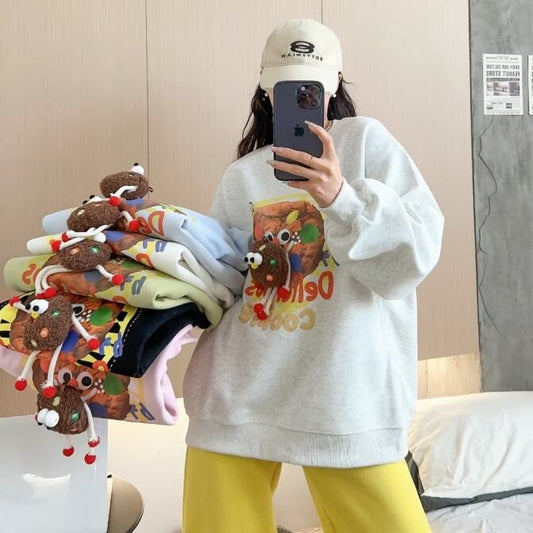 【tops】プリントスウェット　Z6729