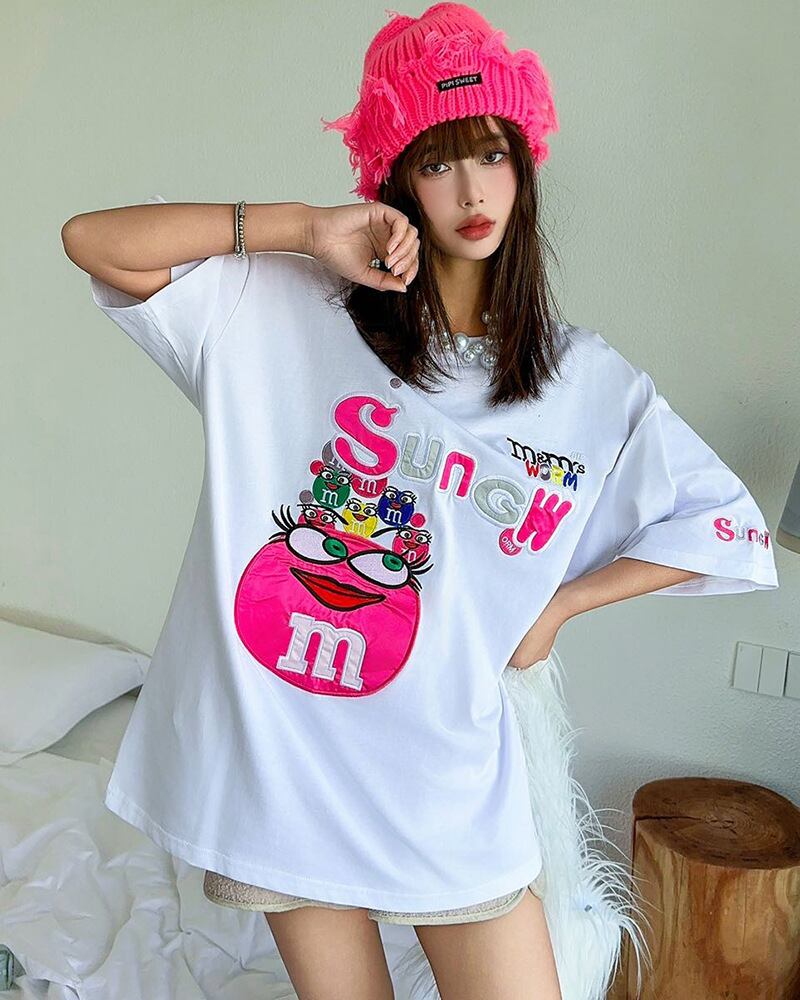 【tops】ビッグTシャツ N2440