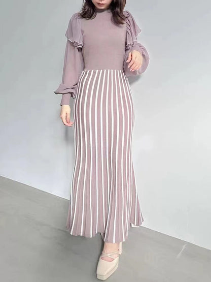 【Dress】新入荷～ニットワンピース　W10390