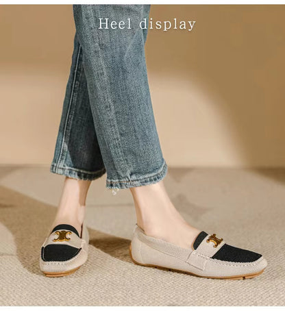 【Shoes】3色展開フラットシューズ 　W13354