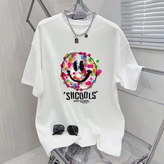 【Tops】ニコちゃんＴシャツ     W12325