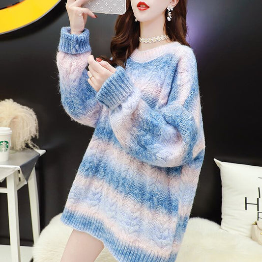 【tops】秋新作おすすめ森ガールセーターゆったり3色付き合わせやすい