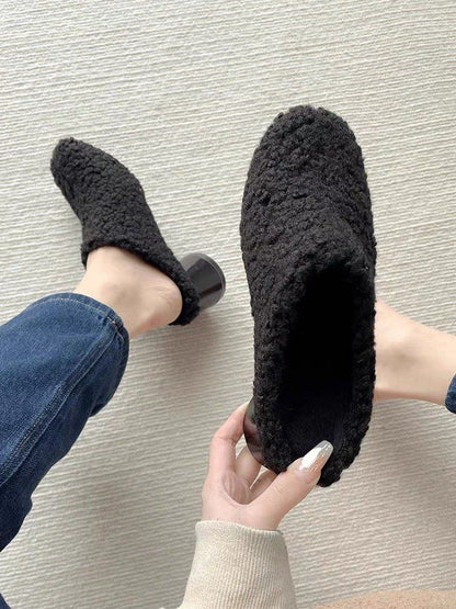 【Shoes】ハイヒールファースリッパ　Z8339