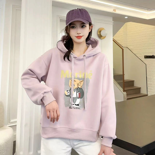 【tops】プリントフーディー K0116