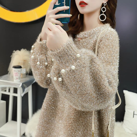 【tops】気質満点超人気セーター2色着やすい着心地よい