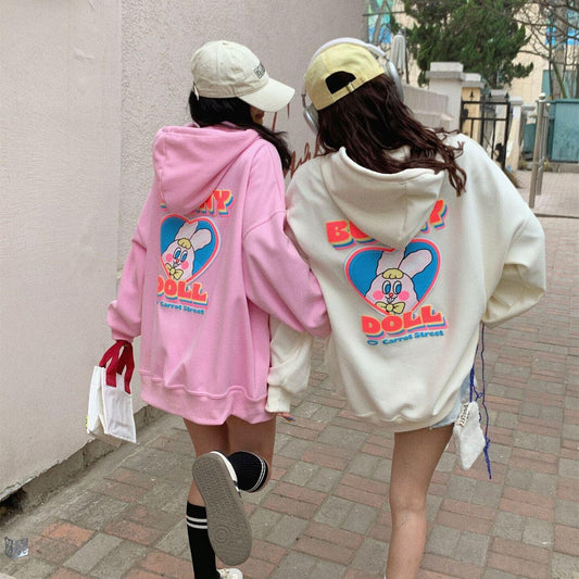 【tops】ハートプリントフーディー    W10514