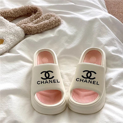【Shoes】美脚厚底スリッパサンダル T01526