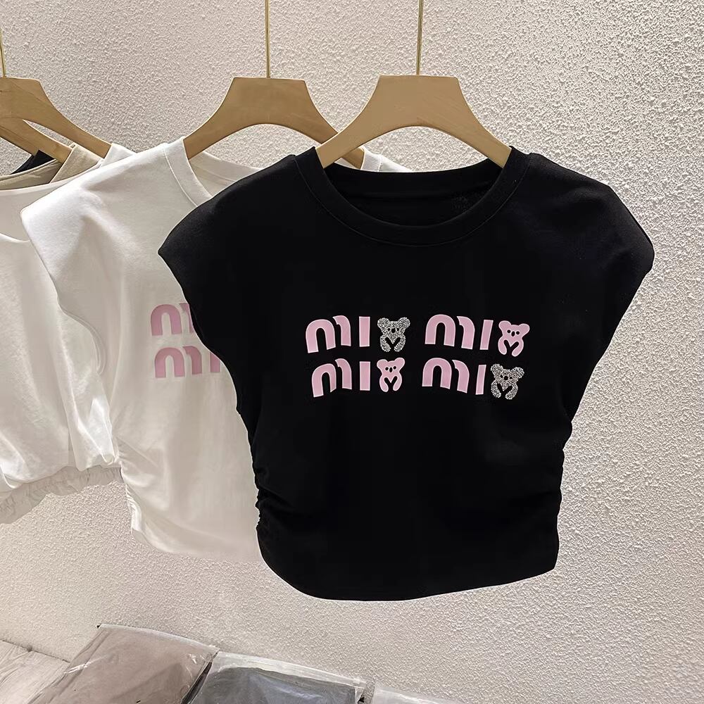 【tops】プリントTシャツ　M21876