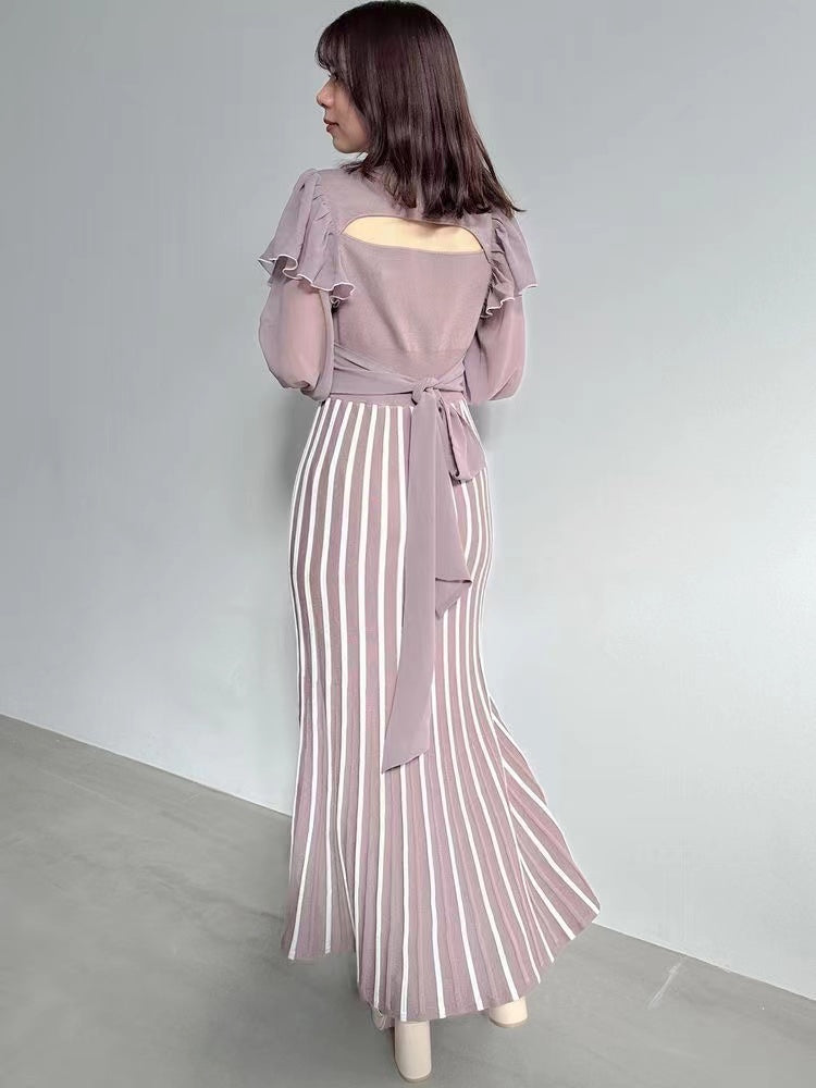 【Dress】新入荷～ニットワンピース　W10390