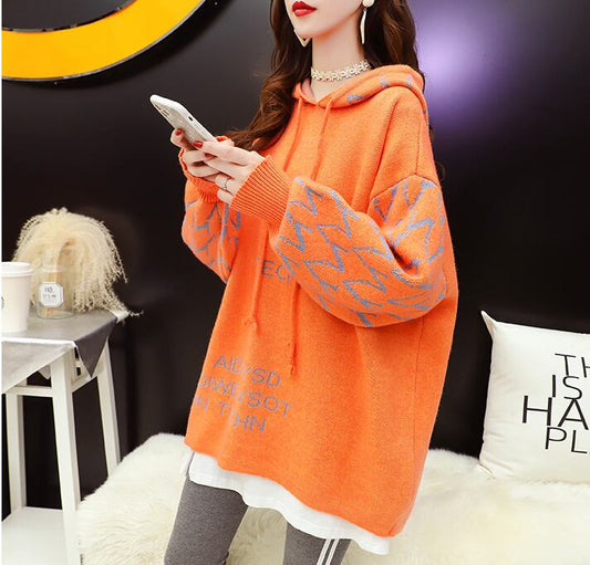 【tops】清新気質アップカジュアルセーター3色合わせやすい