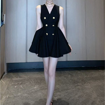 【Dress】ノースリーブワンピース　Ｗ12058